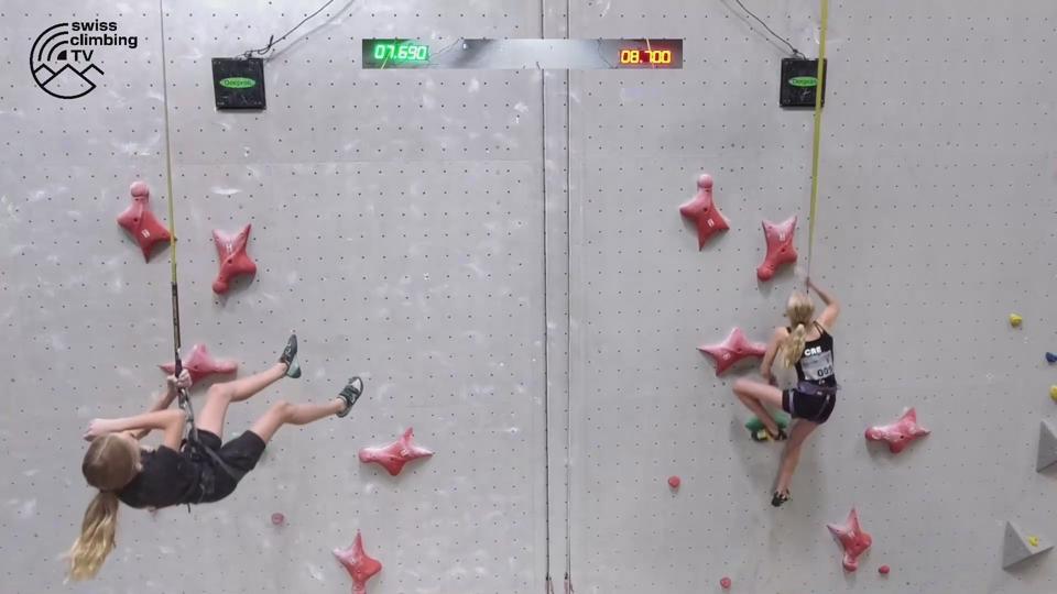 Poster Swiss/Youth Climbing Cup, Wädenswil: Speed SM - Final U13